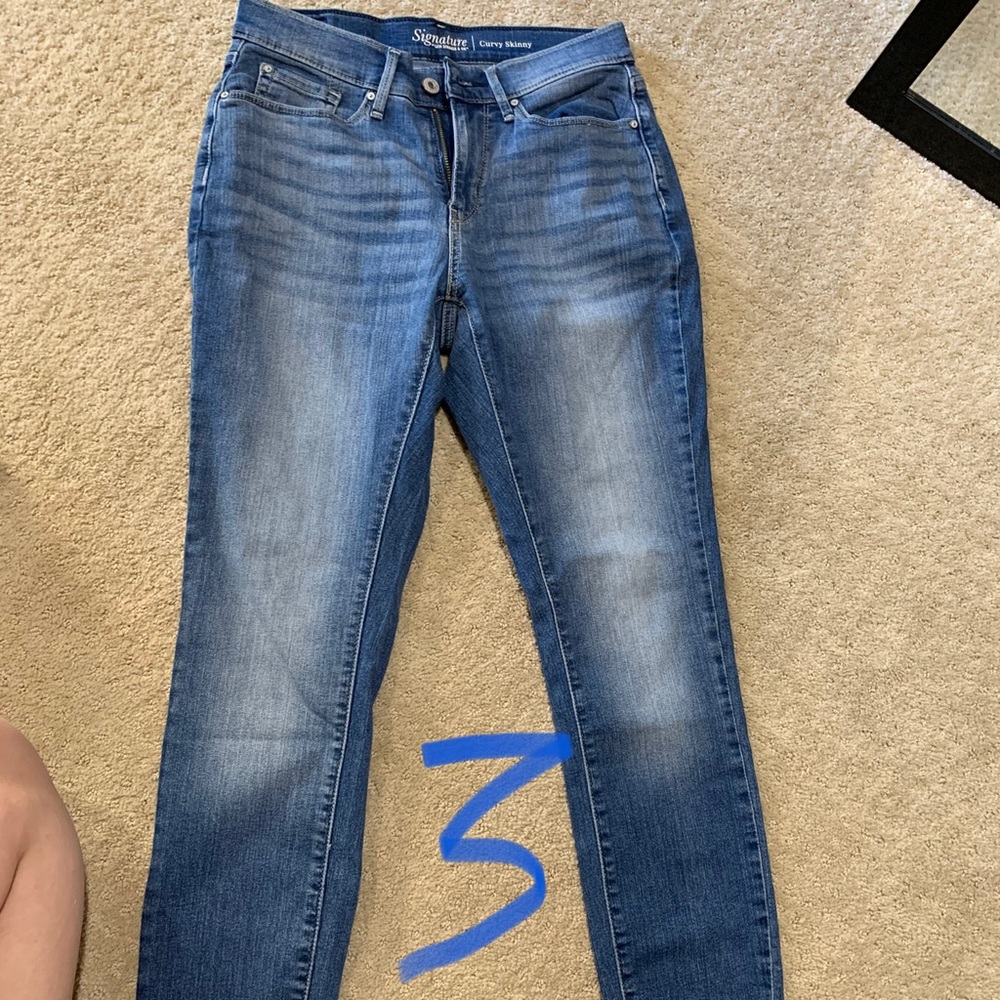 Signature Levi Strauss skinny jeans. Both NEW